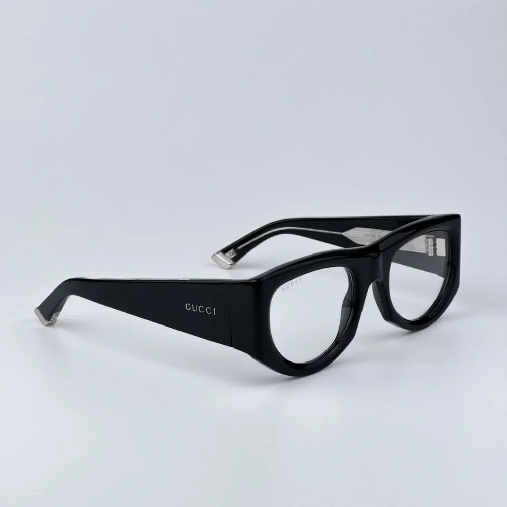 Gucci Men BRAND NEW Sunglasses Black Transparent Rectangular GG1917S 002